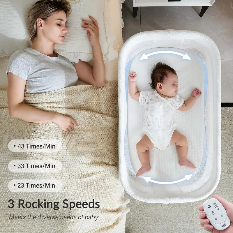Gentle Rocking Sleep Bassinet™